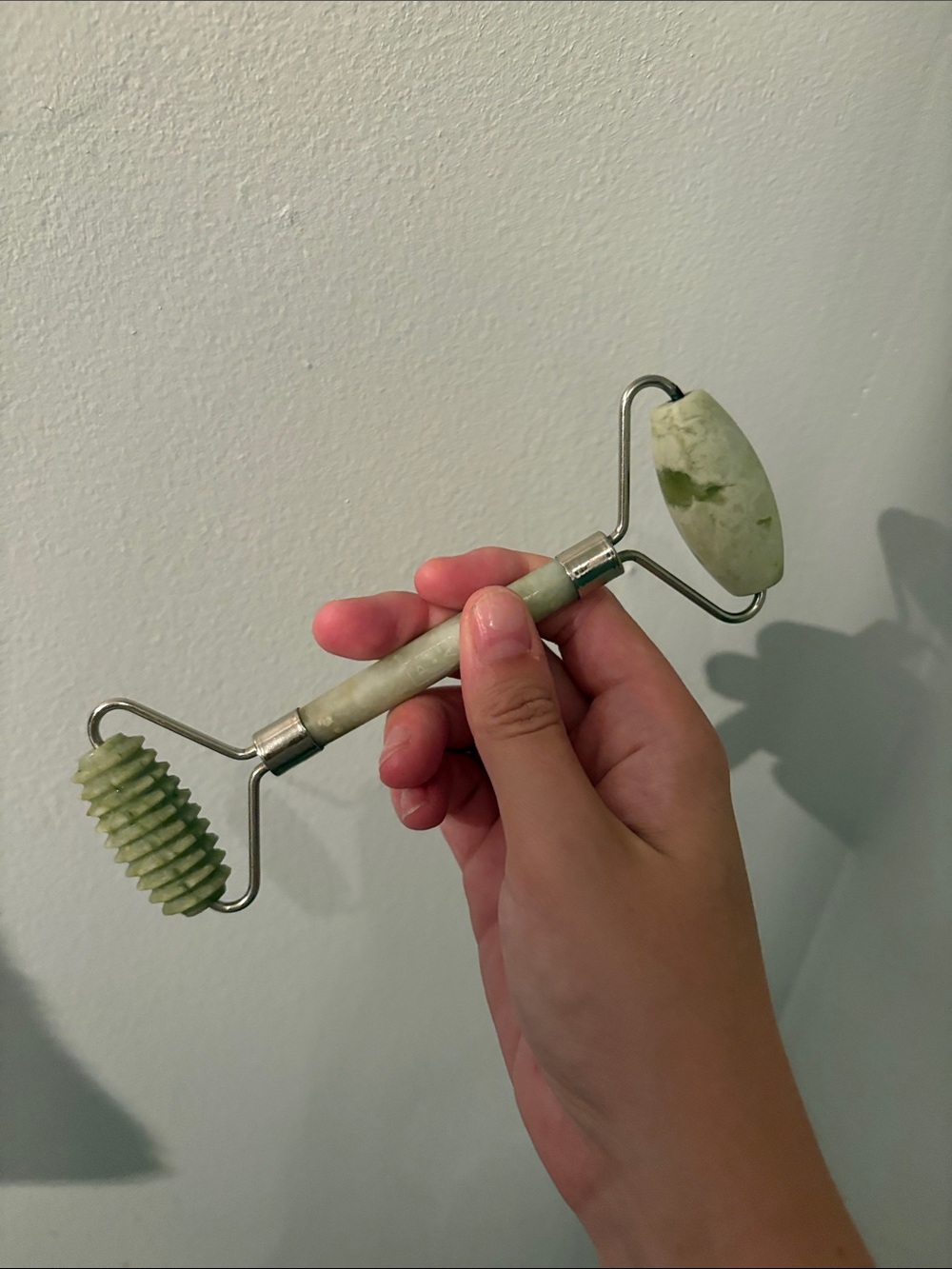 Jade Facial Roller Massager - Light Green